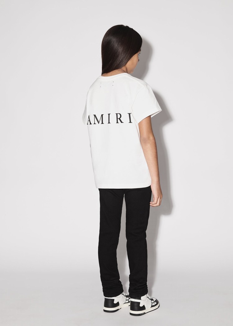 Amiri Ma T-shirt Barn Vita | 61309-TYRQ