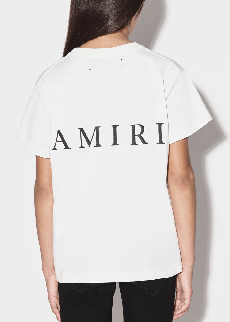 Amiri Ma T-shirt Barn Vita | 61309-TYRQ