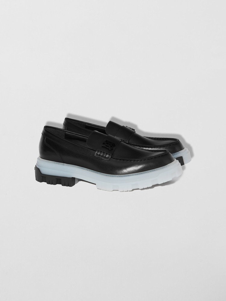 Amiri Military Slip On Loafers Dam Svarta | 47056-MJYQ