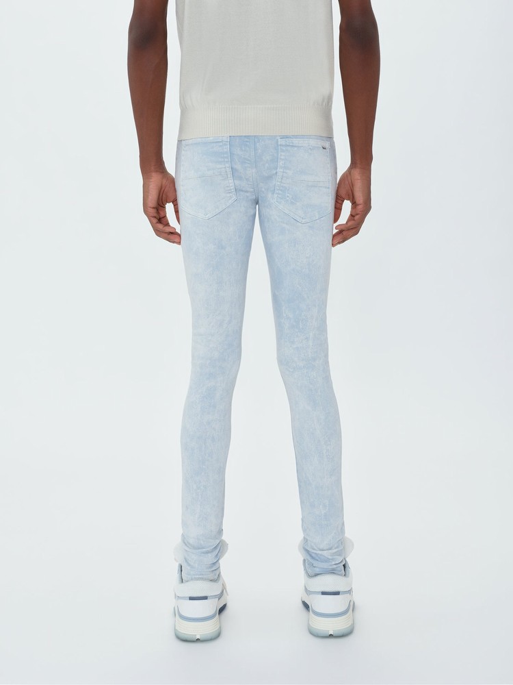 Amiri Mineral Wash Mx1 Jeans Herr Blå | 53904-SOKD