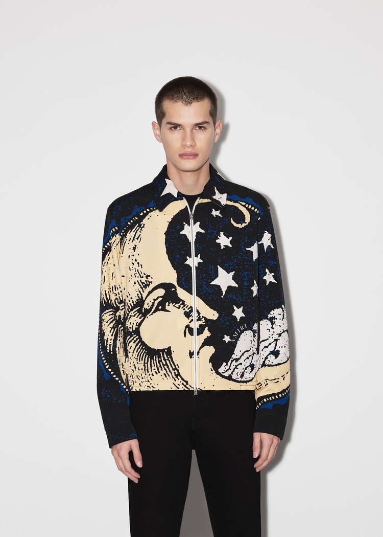 Amiri Moonscape Blouson Jacka Herr Olika Färger | 17960-CJIW