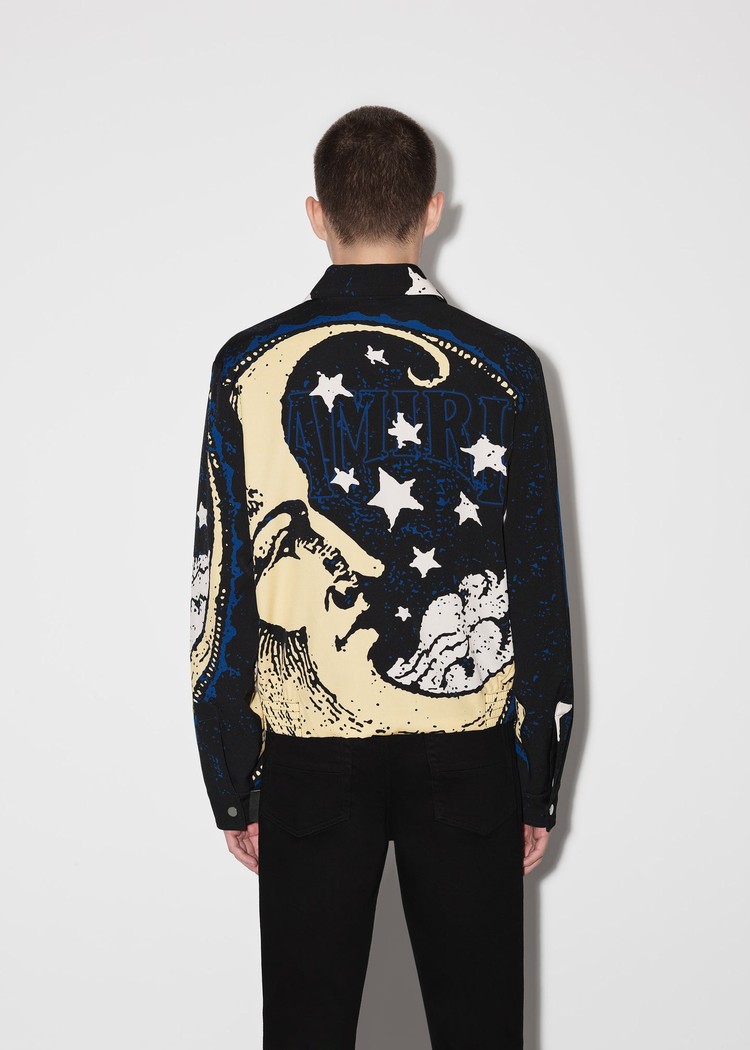 Amiri Moonscape Blouson Jacka Herr Olika Färger | 17960-CJIW