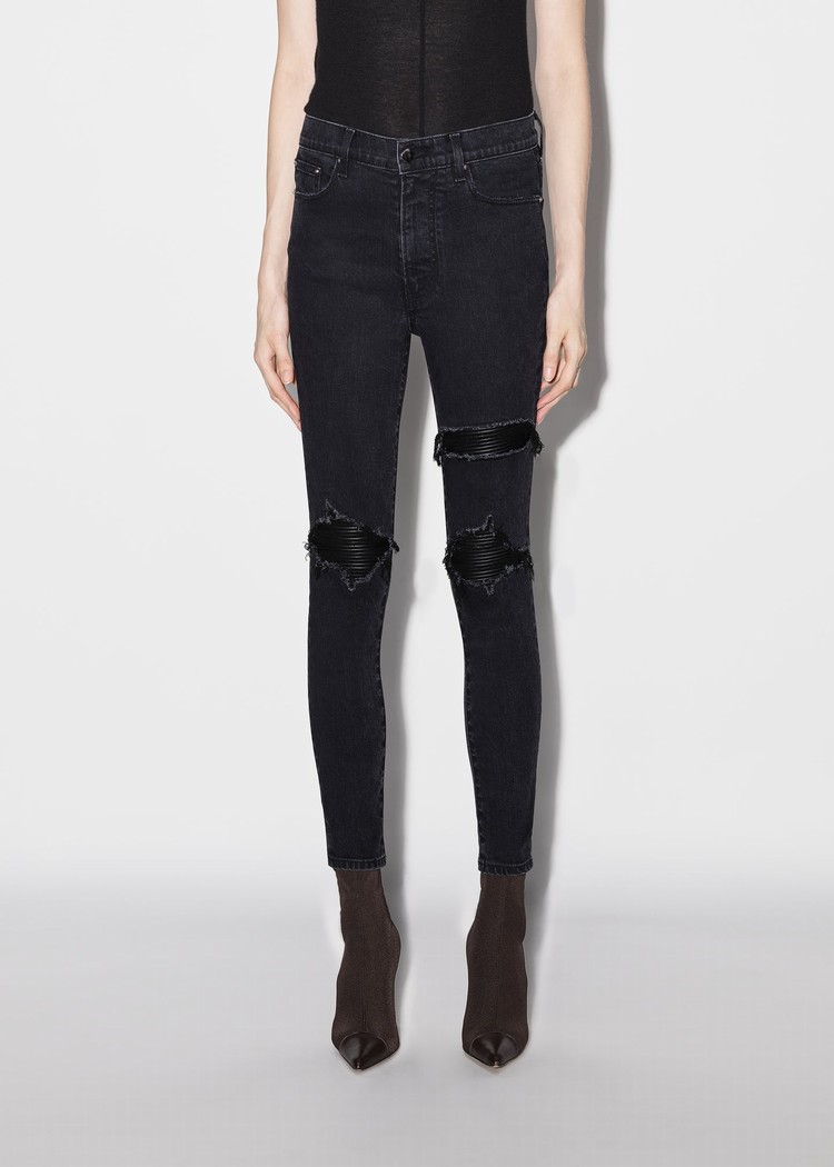 Amiri Mx1 Jeans Dam Svarta | 68732-PGQF