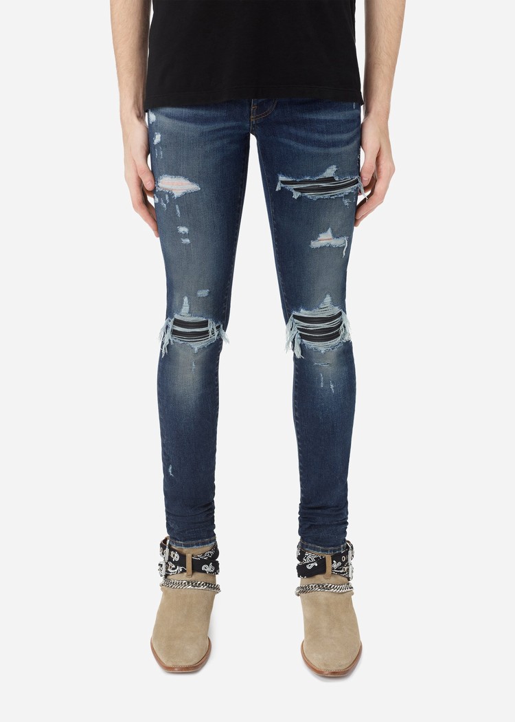 Amiri Mx1 Jeans Herr Blå | 27546-YHZT