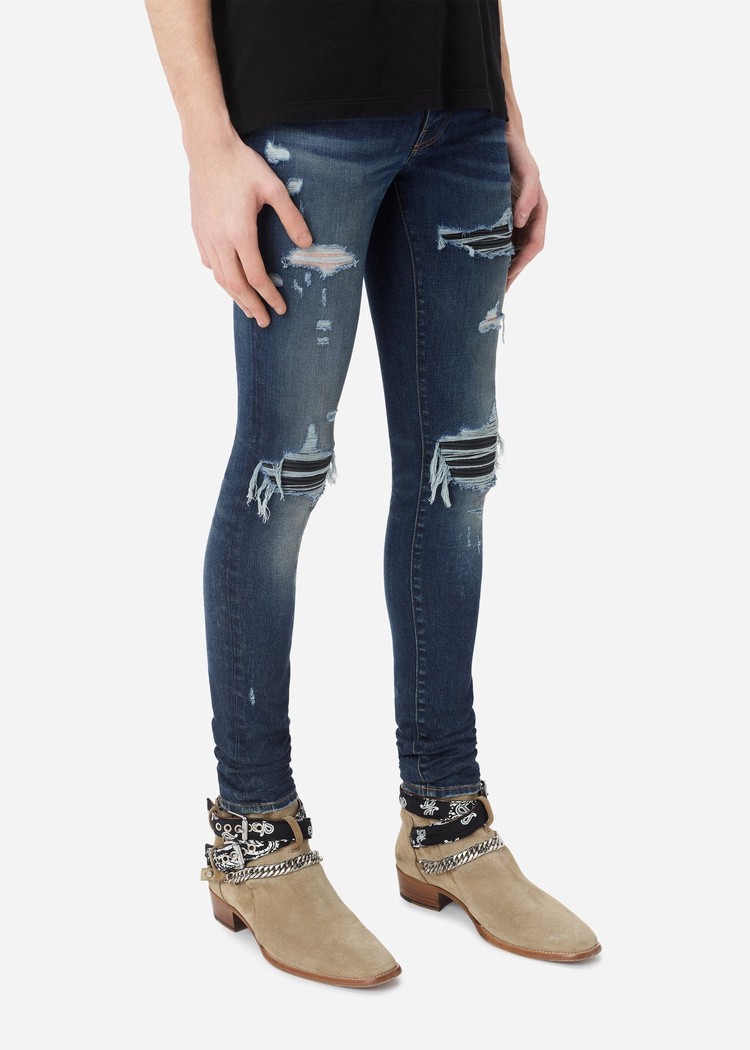 Amiri Mx1 Jeans Herr Blå | 27546-YHZT