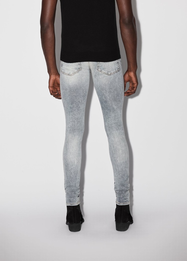 Amiri Mx1 Jeans Herr Grå Indigo | 15370-YVFL