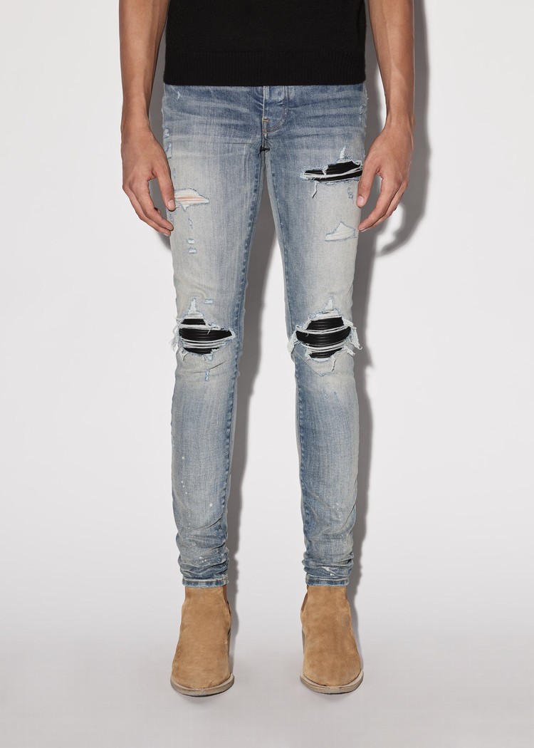 Amiri Mx1 Jeans Herr Indigo | 13692-SLJV