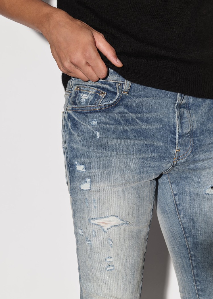 Amiri Mx1 Jeans Herr Indigo | 13692-SLJV