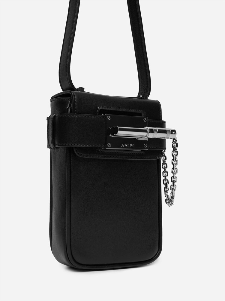 Amiri Nappa Amp Crossbody Väska Svarta | 49768-TIGC