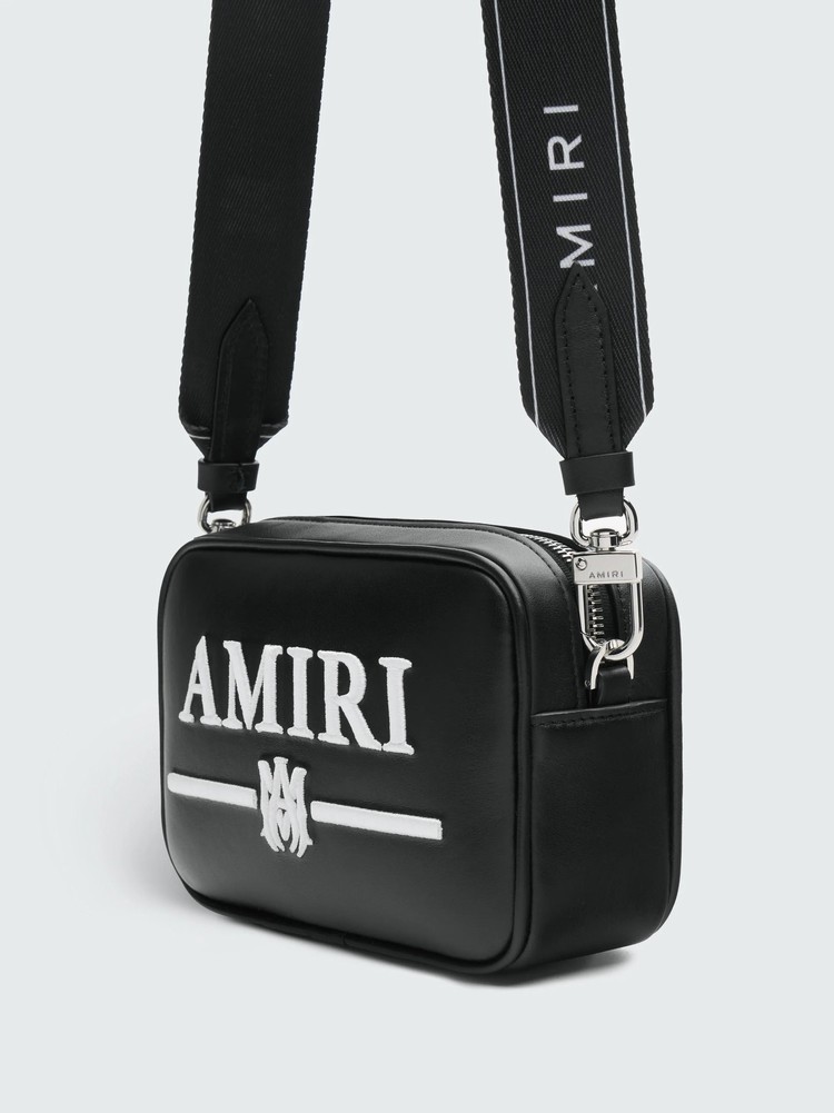 Amiri Nappa Embroidery Camera Case Väska Svarta | 68412-QWBI