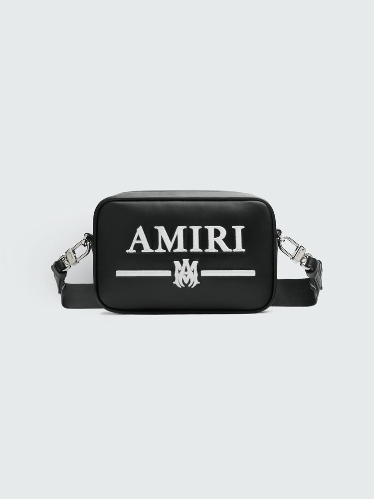 Amiri Nappa Embroidery Camera Case Väska Svarta | 68412-QWBI