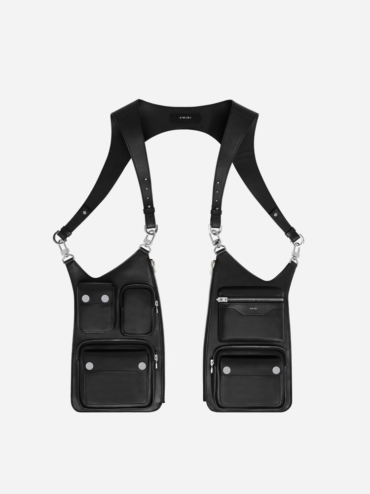 Amiri Nappa Harness Påse Svarta Svarta | 25867-DNIG