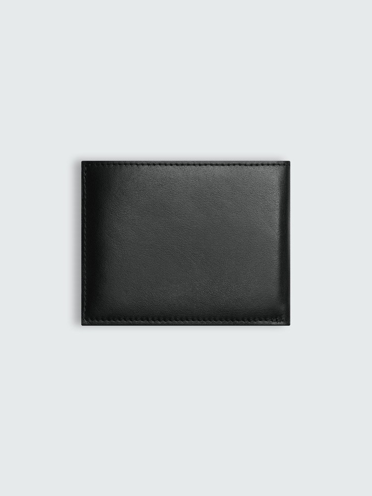 Amiri Nappa Logo Print Bifold Plånbok Svarta | 04873-RSQI