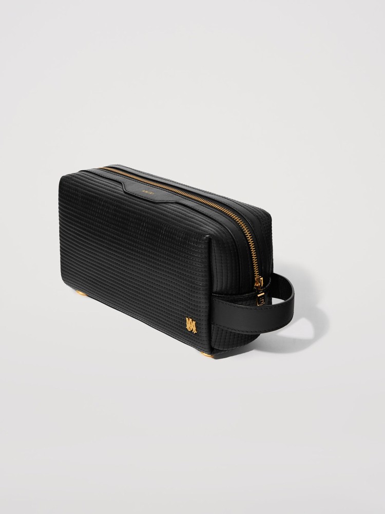 Amiri Nappa Mx1 Vadderad Dopp Kit Case Påse Svarta | 53187-LBAT