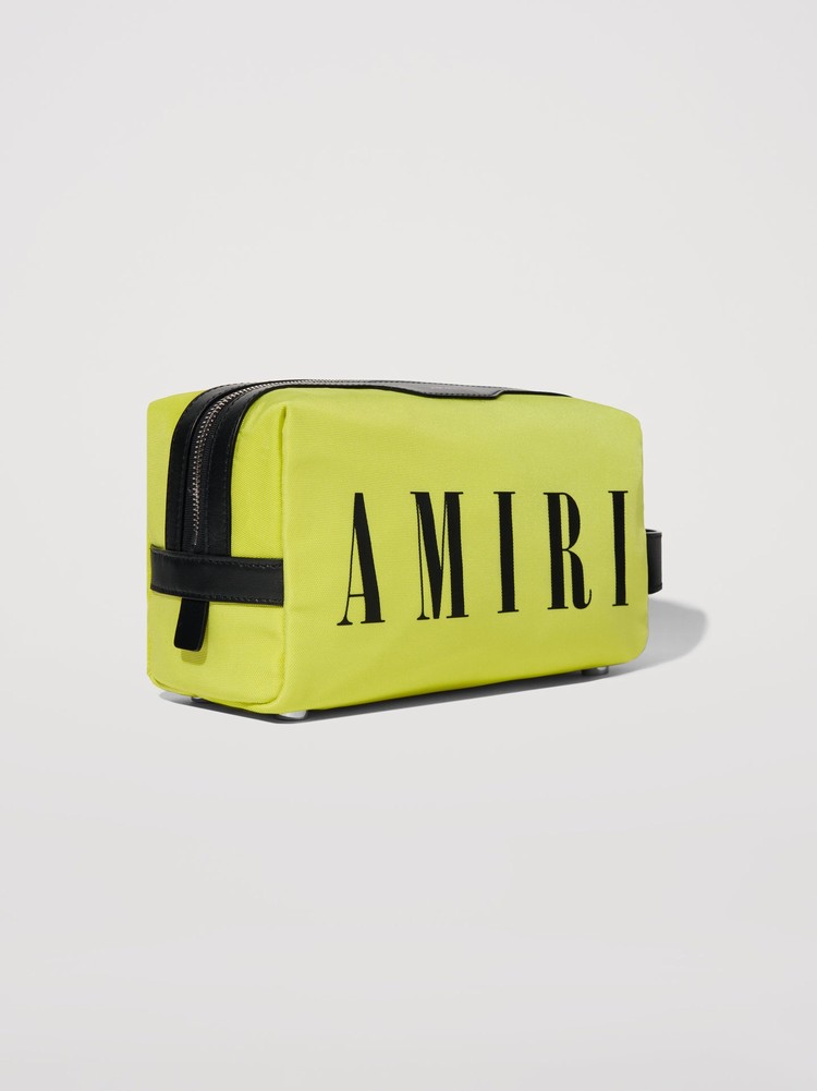 Amiri Nylon Dopp Kit Case Påse Gröna | 71834-QKZD