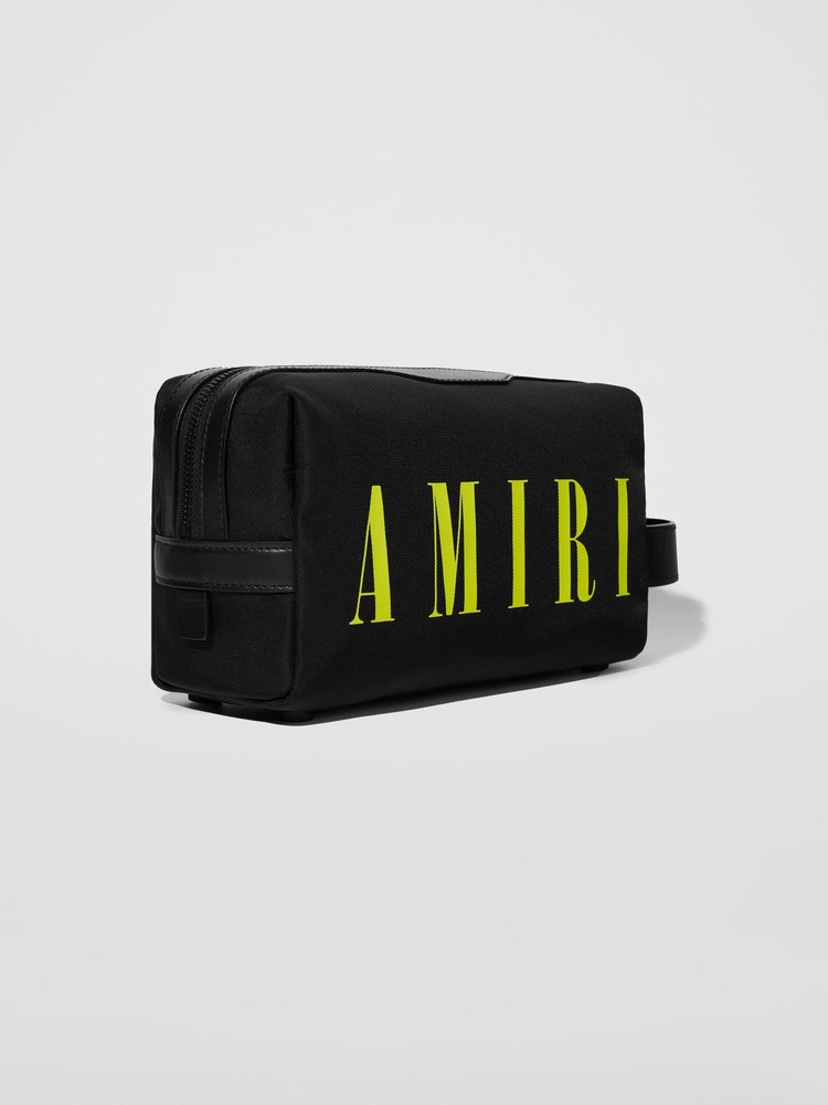 Amiri Nylon Dopp Kit Case Påse Svarta | 13495-QRJU