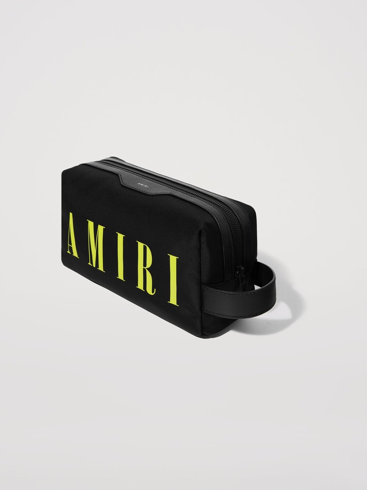 Amiri Nylon Dopp Kit Case Påse Svarta | 13495-QRJU