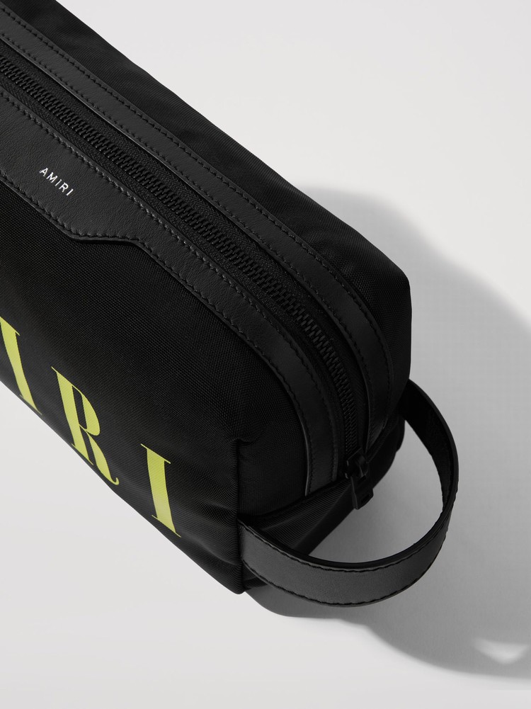 Amiri Nylon Dopp Kit Case Påse Svarta | 13495-QRJU