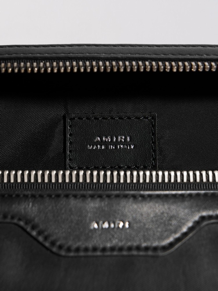 Amiri Nylon Logo Dopp Kit Påse Svarta | 65087-BJNE