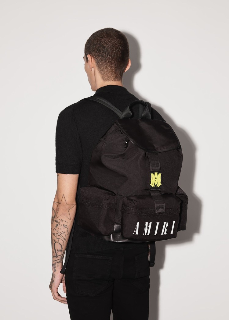 Amiri Nylon Ryggsäck Svarta | 01829-EKFQ