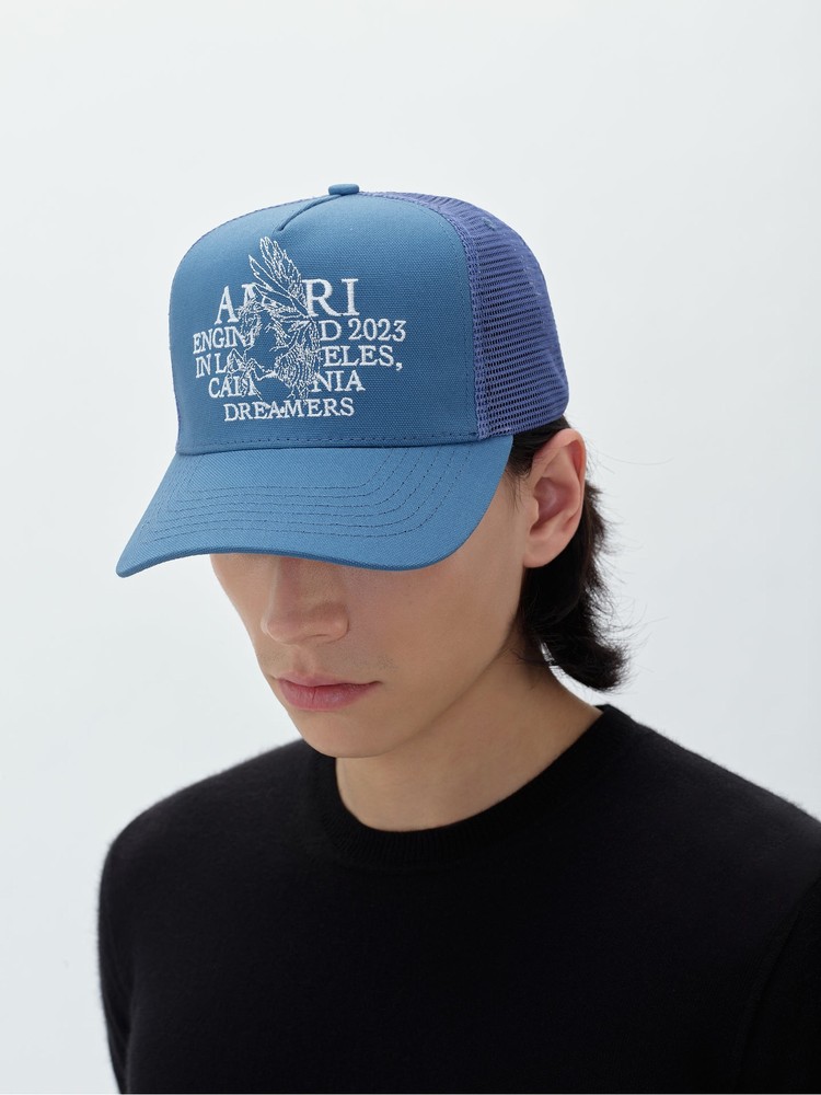 Amiri Pegasus Trucker Hatt Blå | 26450-LHXM