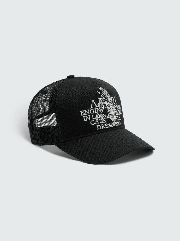 Amiri Pegasus Trucker Hatt Svarta | 76089-AIOE