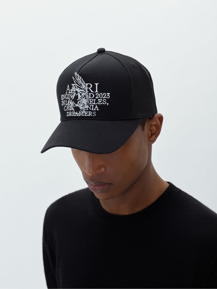 Amiri Pegasus Trucker Hatt Svarta | 76089-AIOE