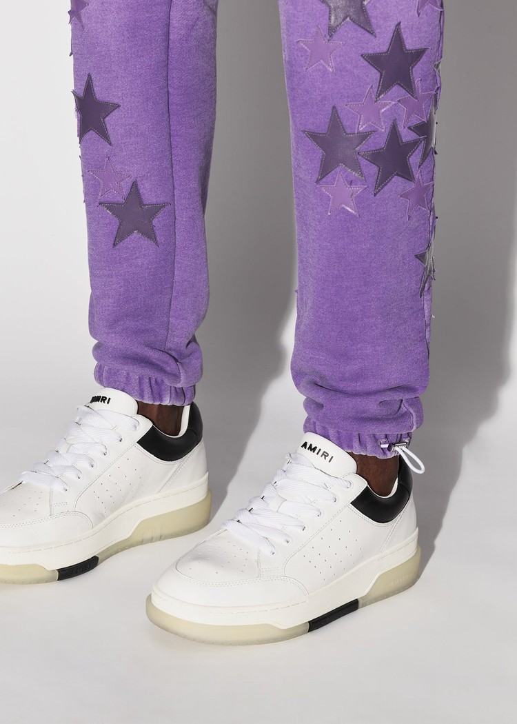 Amiri Pigment Spray Star Sweatpants Herr Lila | 34910-SBMC