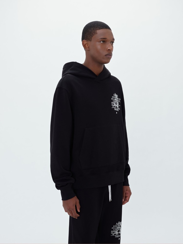 Amiri Precious Memories Hoodie Herr Svarta | 92435-FMSK