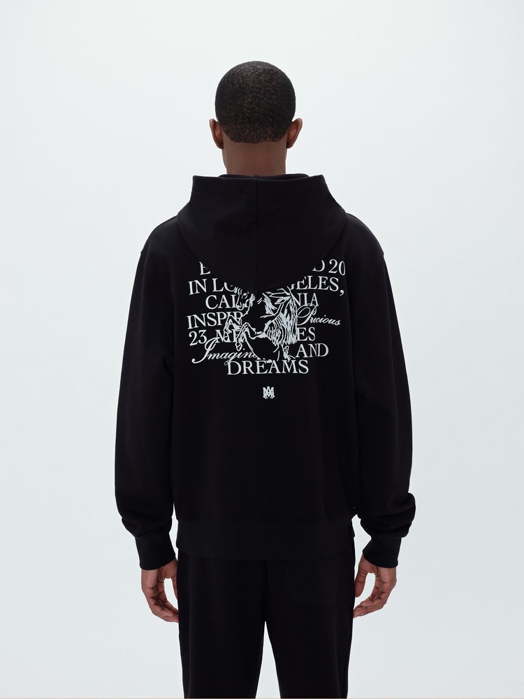 Amiri Precious Memories Hoodie Herr Svarta | 92435-FMSK