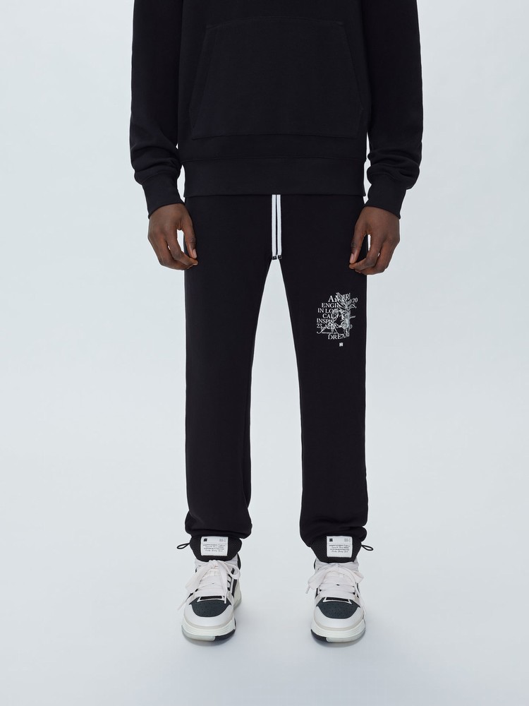 Amiri Precious Memories Sweatpants Herr Svarta | 28709-JBFN