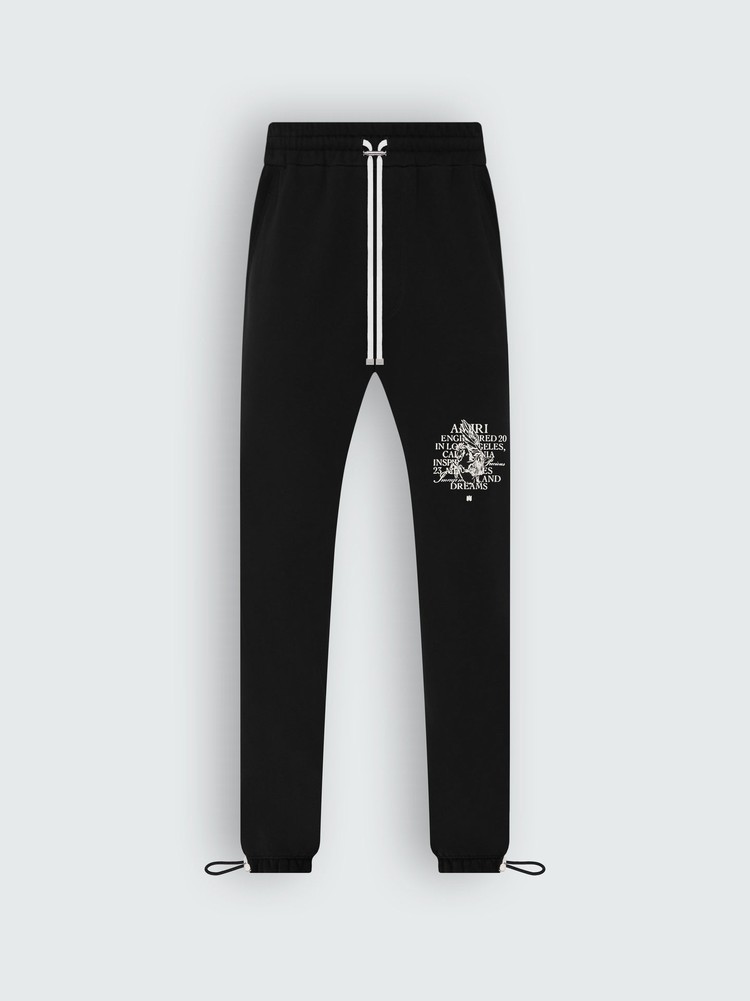 Amiri Precious Memories Sweatpants Herr Svarta | 28709-JBFN