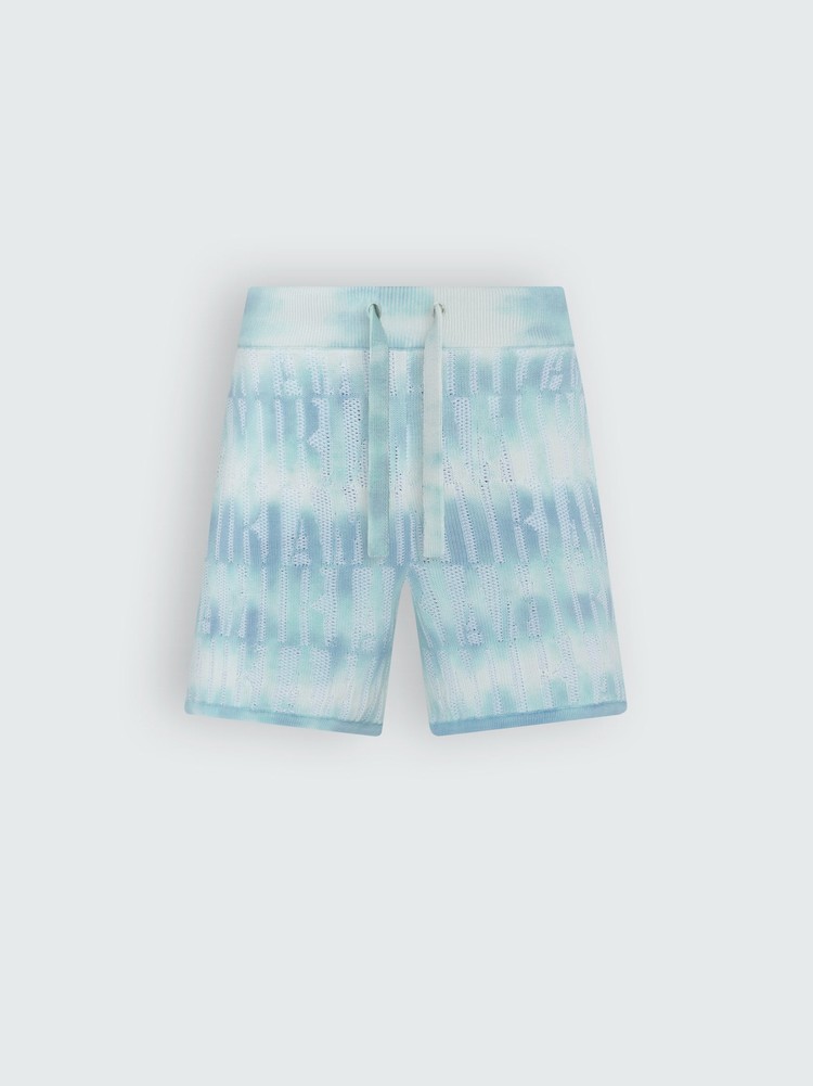 Amiri Repeat Shorts Herr Blå | 34906-VRAE