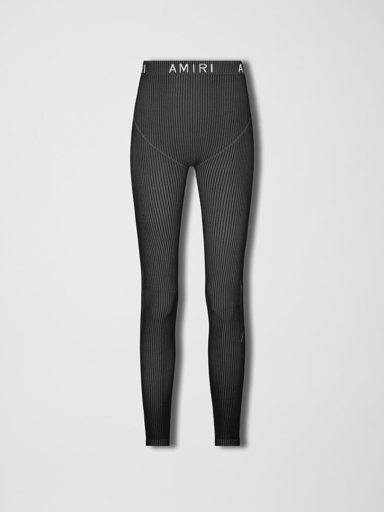 Amiri Seamless Knit Byxor Dam Svarta | 96751-NQIR