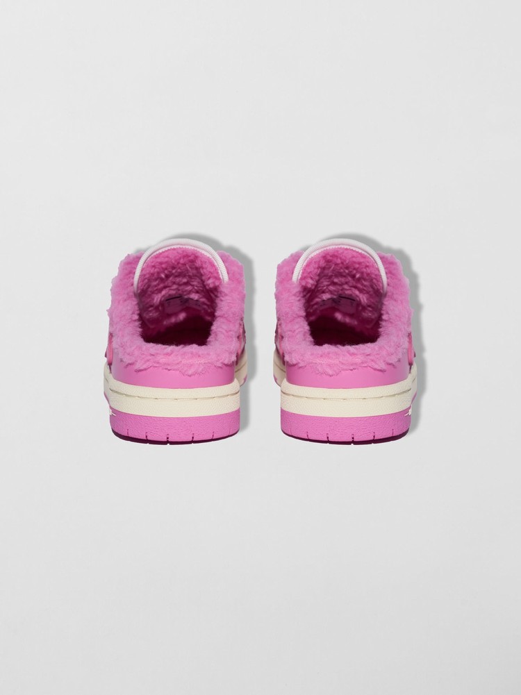 Amiri Skel Top Mule Shearling Sneakers Dam Rosa | 19743-OBFQ