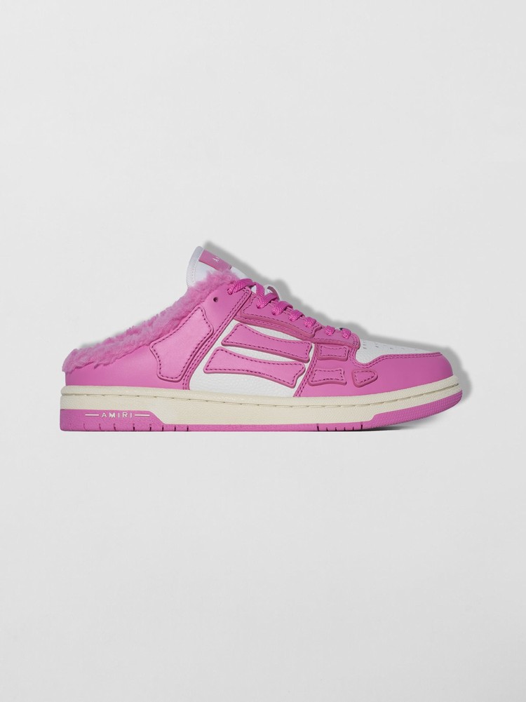 Amiri Skel Top Mule Shearling Sneakers Dam Rosa | 19743-OBFQ