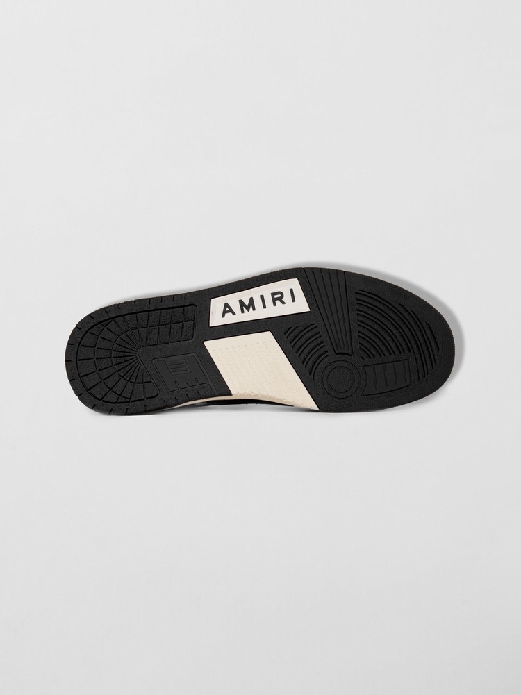 Amiri Skel-top Low Sneakers Herr Vita Svarta | 75964-ZPXD