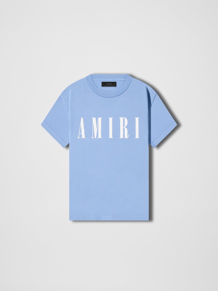 Amiri Slim T-shirt Dam Blå | 59241-TQWX