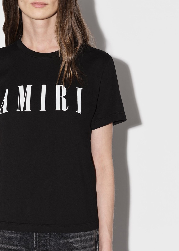 Amiri Slim T-shirt Dam Svarta | 48319-DSJK