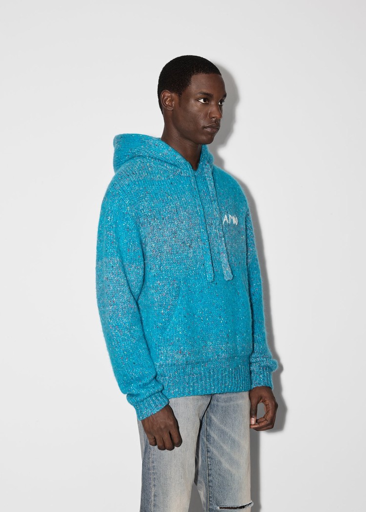 Amiri Space Dye Hoodie Herr Blå | 16308-HKFM