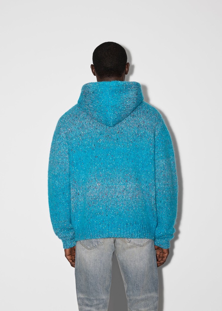 Amiri Space Dye Hoodie Herr Blå | 16308-HKFM