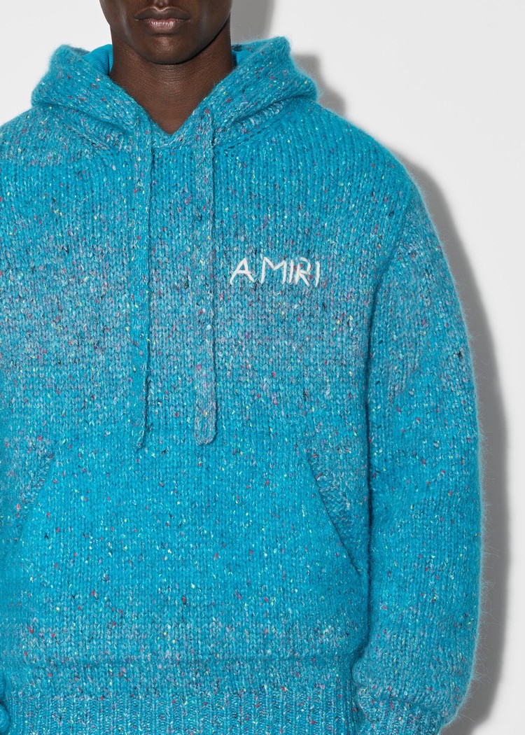 Amiri Space Dye Hoodie Herr Blå | 16308-HKFM