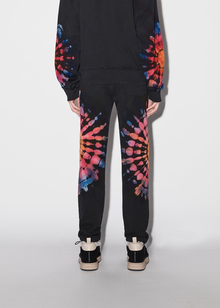 Amiri Spot Tie Dye Sweatpants Dam Svarta | 89276-IMYU