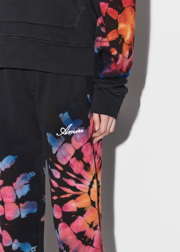 Amiri Spot Tie Dye Sweatpants Dam Svarta | 89276-IMYU