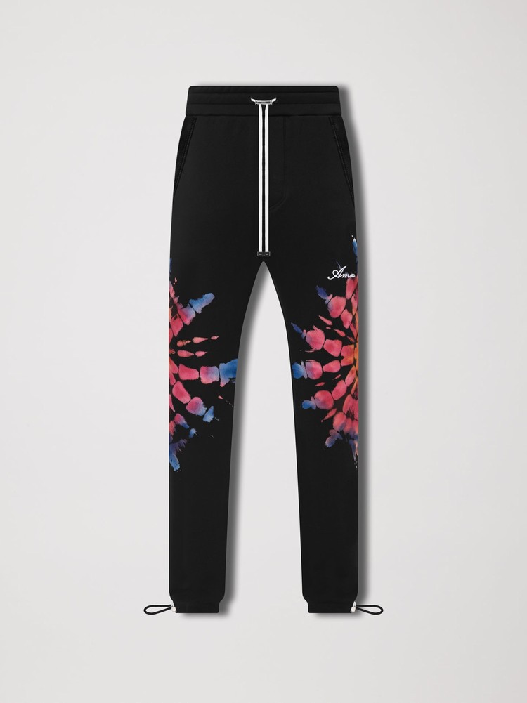 Amiri Spot Tie-dye Sweatpants Herr Svarta | 97250-OBZD