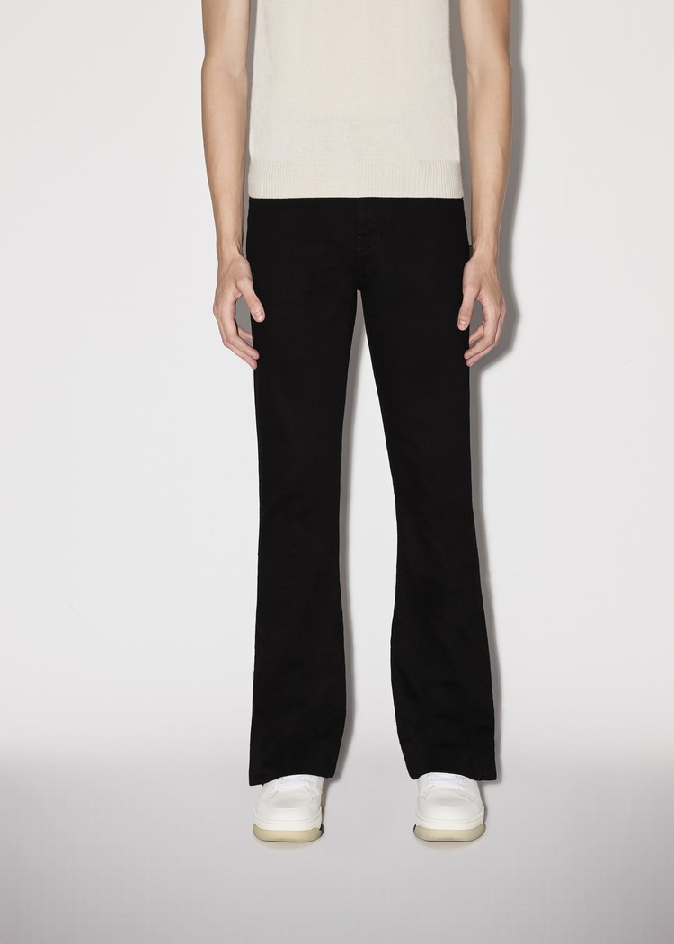 Amiri Stack Flair Jeans Herr Svarta | 61724-TGBI