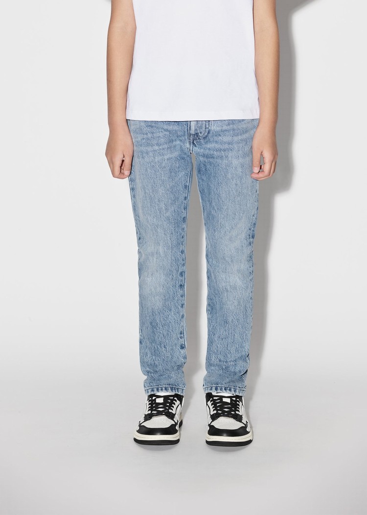 Amiri Stack Jeans Barn Blå | 60958-LFOA