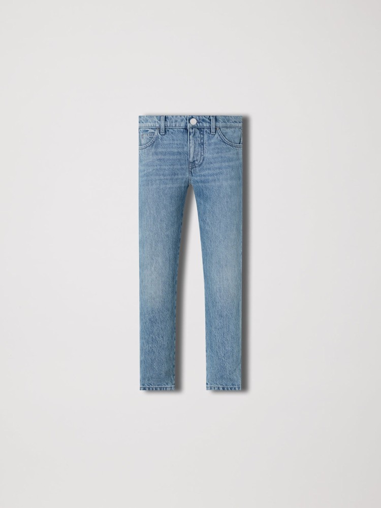 Amiri Stack Jeans Barn Blå | 60958-LFOA