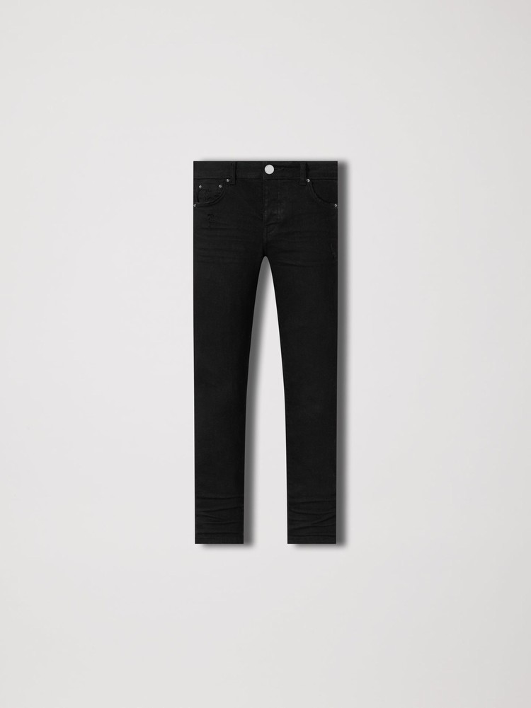 Amiri Stack Jeans Barn Svarta | 21694-MGRW