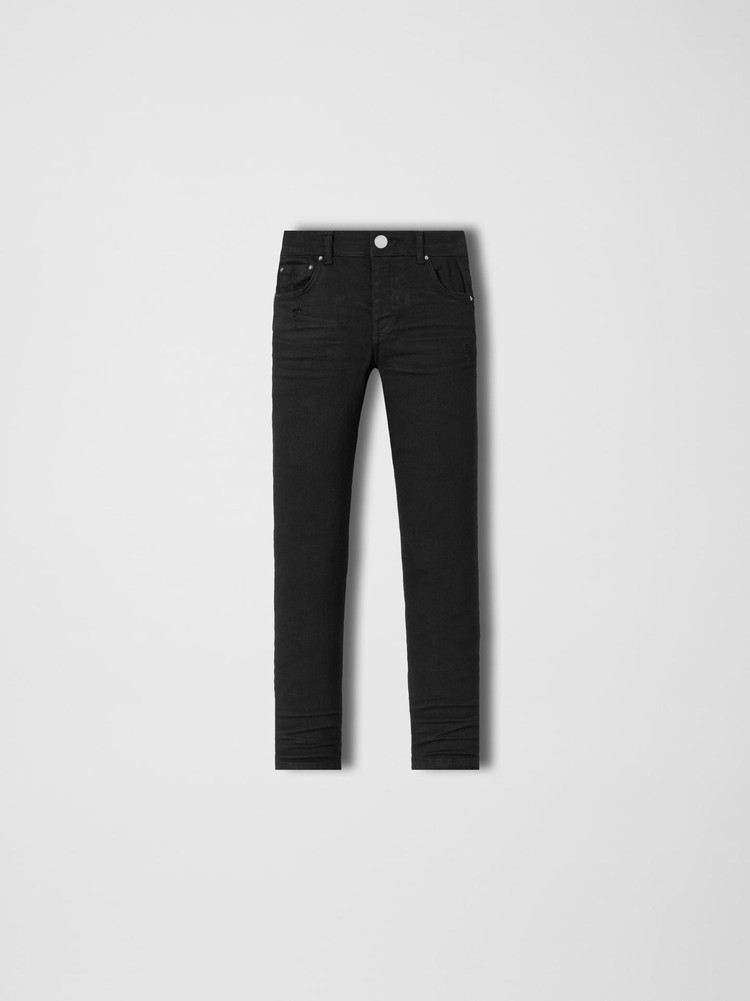 Amiri Stack Jeans Barn Svarta | 59206-ZEYR